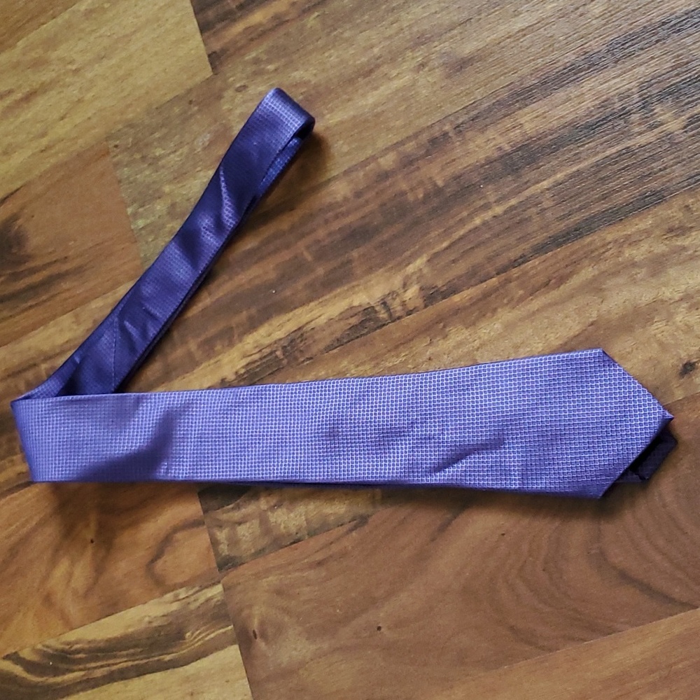 Marc Anthony Purple 100% Silk Tie